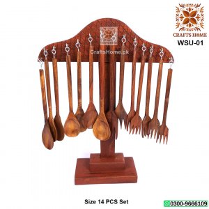 Decorative Handmade Kitchen Utensils Set 14 Pcs