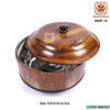 Wooden Hotpot Brass work Steel inner with Stand