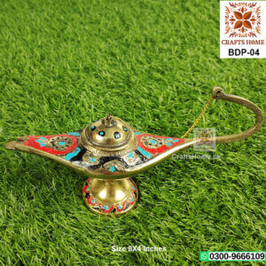 Decorative Brass Chiragh - Aladdin Ka Charagh Antique Piece