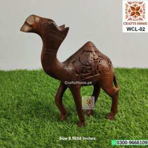 Camel Handmade Wooden Decorative Show Piece - Medium