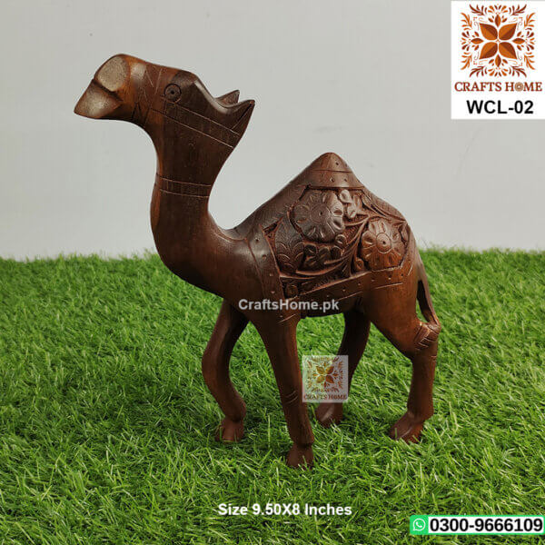 Camel Handmade Wooden Decorative Show Piece - Medium