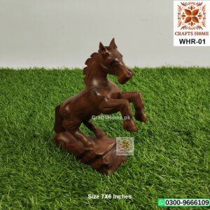 Horse Handcrafted Wooden Decorative Show Piece - Small