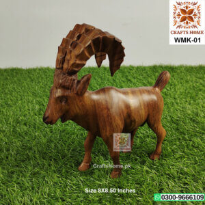 Markhor Handmade Wooden Decorative Show Piece - Small