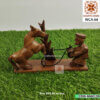 Cultural Art Wooden Dancing Horse - Decoration Set